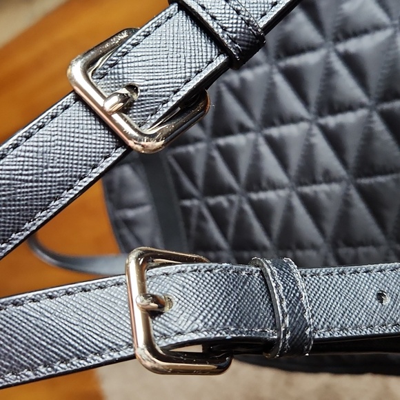 Kate Spade Black Quilted Backpack - Picture 12 of 12